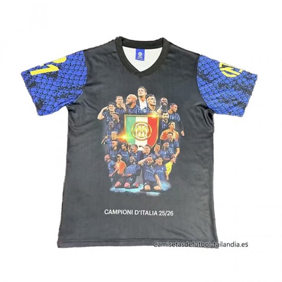 Tailandia Camiseta Inter Milan Special 2026-2027 Negro - Haga un click en la imagen para cerrar