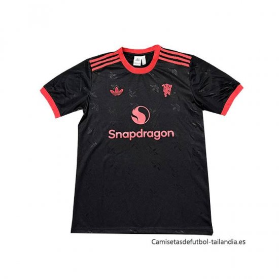 Tailandia Camiseta Manchester United Special 2025-2026 Negro - Haga un click en la imagen para cerrar