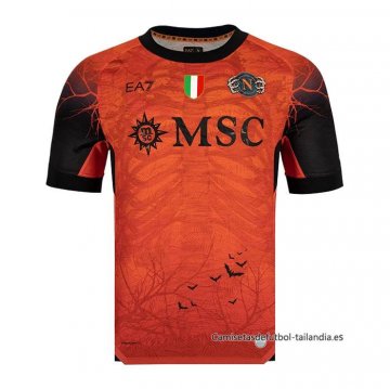 Tailandia Camiseta Napoli Portero Halloween 2025-2026 Naranja