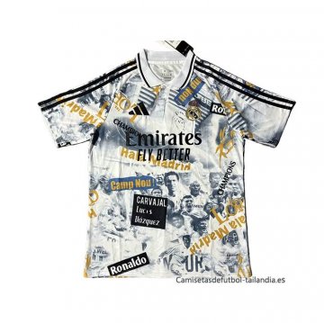 Tailandia Camiseta Real Madrid Special 2025-2026 Blanco Amarillo