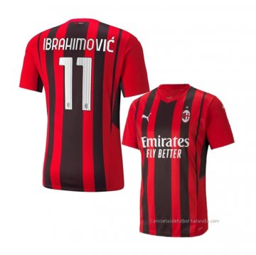 1ª Camiseta AC Milan Jugador Ibrahimovic 2021-2022 1ª Camiseta AC Milan Jugador Ibrahimovic 2021-2022