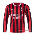 1ª Camiseta AC Milan Manga Larga 2024-2025
