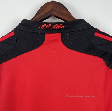 1ª Camiseta AC Milan Manga Larga Retro 2007-2008