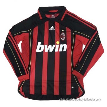 1ª Camiseta AC Milan Manga Larga Retro 2006 1ª Camiseta AC Milan Manga Larga Retro 2006