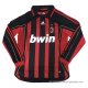 1ª Camiseta AC Milan Manga Larga Retro 2006