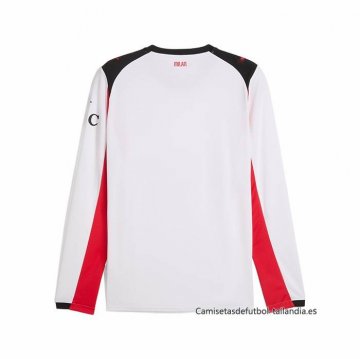 2ª Camiseta AC Milan Manga Larga 2025-2026