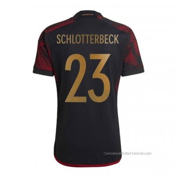 2ª Camiseta Alemania Jugador Schlotterbeck 2022 2ª Camiseta Alemania Jugador Schlotterbeck 2022