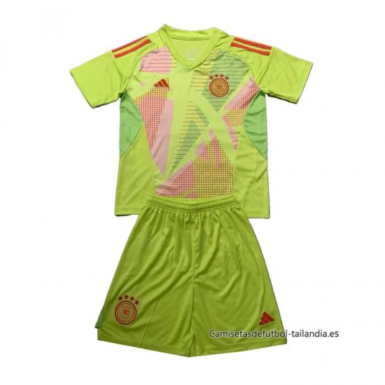 Camiseta Alemania Portero Nino 2024 Verde - Haga un click en la imagen para cerrar