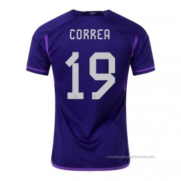 2ª Camiseta Argentina Jugador Correa 2022 2ª Camiseta Argentina Jugador Correa 2022