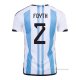 1ª Camiseta Argentina Jugador Foyth 2022