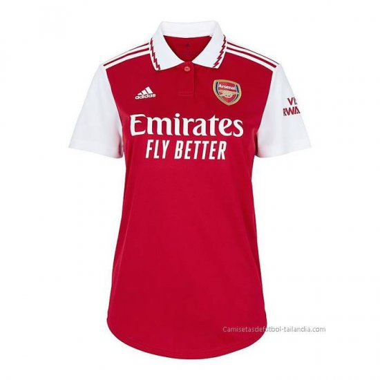 1ª Camiseta Arsenal Mujer 2022-2023 - Haga un click en la imagen para cerrar