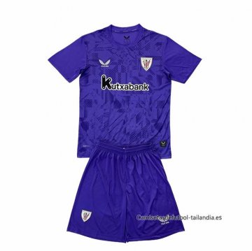 Camiseta Athletic Bilbao Porter Nino 2025-2026 Purpura Camiseta Athletic Bilbao Porter Nino 2025-2026 Purpura