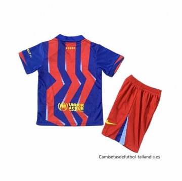 4ª Camiseta Barcelona Nino 2025-2026