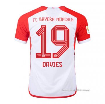 1ª Camiseta Bayern Munich Jugador Davies 2023-2024 1ª Camiseta Bayern Munich Jugador Davies 2023-2024
