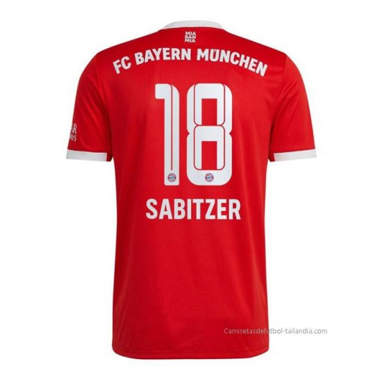 1ª Camiseta Bayern Munich Jugador Sabitzer 2022-2023 - Haga un click en la imagen para cerrar