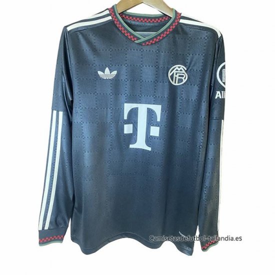 2ª Camiseta Bayern Munich Manga Larga 2025-2026 - Haga un click en la imagen para cerrar