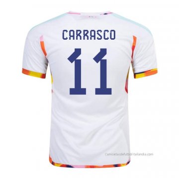 2ª Camiseta Belgica Jugador Carrasco 2022 2ª Camiseta Belgica Jugador Carrasco 2022