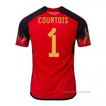 1ª Camiseta Belgica Jugador Courtois 2022 1ª Camiseta Belgica Jugador Courtois 2022