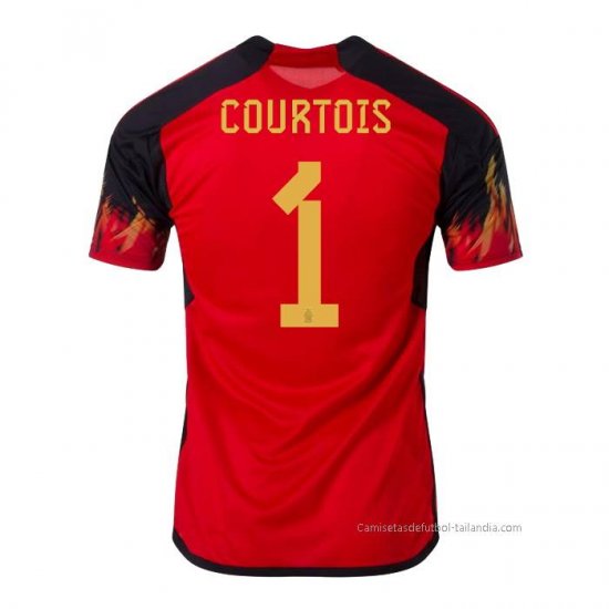 1ª Camiseta Belgica Jugador Courtois 2022 - Haga un click en la imagen para cerrar