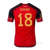 1ª Camiseta Belgica Jugador Onana 2022