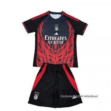 Camiseta Benfica Special Nino 2025-2026 Negro Rojo Camiseta Benfica Special Nino 2025-2026 Negro Rojo