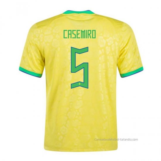 1ª Camiseta Brasil Jugador Casemiro 2022 - Haga un click en la imagen para cerrar