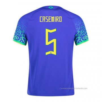 2ª Camiseta Brasil Jugador Casemiro 2022 2ª Camiseta Brasil Jugador Casemiro 2022
