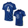 1ª Camiseta Chelsea Jugador Christensen 2021-2022 1ª Camiseta Chelsea Jugador Christensen 2021-2022