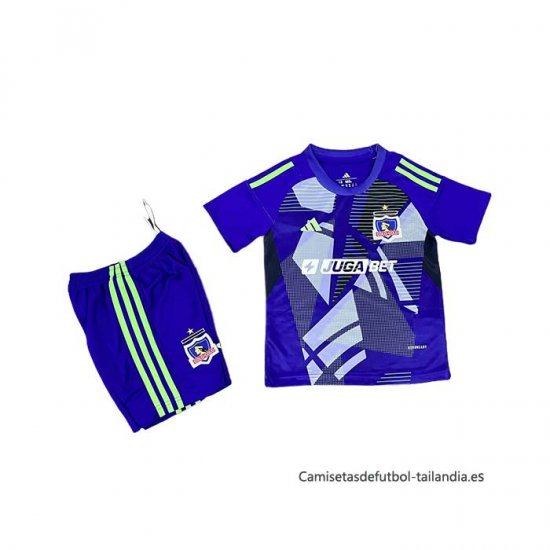 Camiseta Colo-Colo Portero Nino 2025 Purpura - Haga un click en la imagen para cerrar