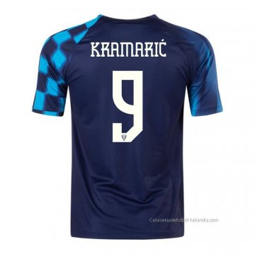 2ª Camiseta Croacia Jugador Kramaric 2022 2ª Camiseta Croacia Jugador Kramaric 2022