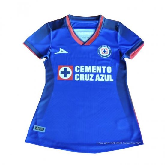 1ª Camiseta Cruz Azul Mujer 2023-2024 - Haga un click en la imagen para cerrar