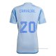2ª Camiseta Espana Jugador Carvajal 2022