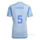 2ª Camiseta Espana Jugador Sergio 2022
