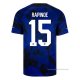 2ª Camiseta Estados Unidos Jugador Rapinoe 2022