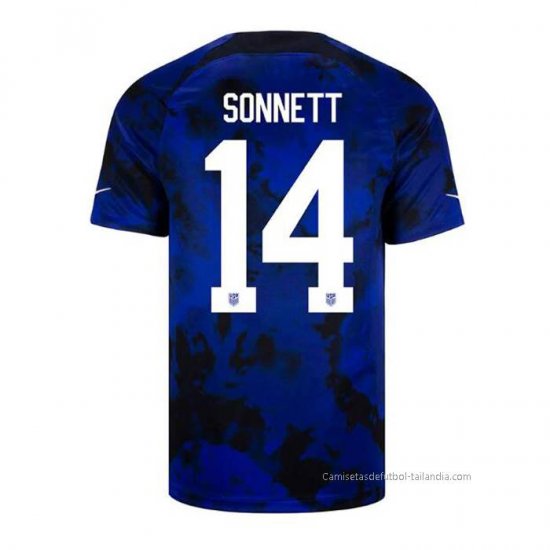 2ª Camiseta Estados Unidos Jugador Sonnett 2022 - Haga un click en la imagen para cerrar
