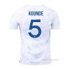 2ª Camiseta Francia Jugador Kounde 2022