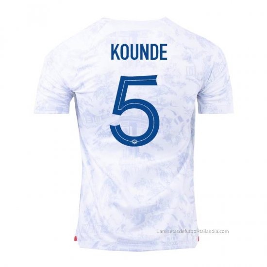 2ª Camiseta Francia Jugador Kounde 2022 - Haga un click en la imagen para cerrar