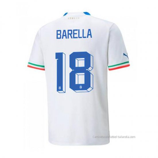 2ª Camiseta Italia Jugador Barella 2022 - Haga un click en la imagen para cerrar