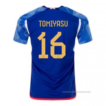 1ª Camiseta Japon Jugador Tomiyasu 2022 1ª Camiseta Japon Jugador Tomiyasu 2022