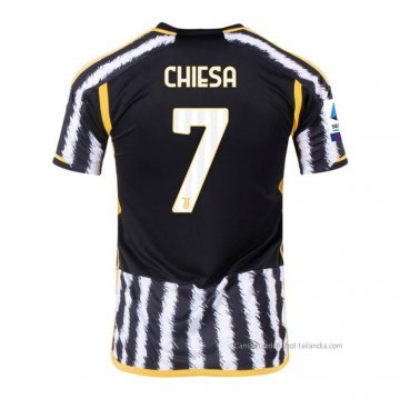 1ª Camiseta Juventus Jugador Chiesa 2023-2024 1ª Camiseta Juventus Jugador Chiesa 2023-2024