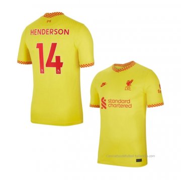 3ª Camiseta Liverpool Jugador Henderson 2021-2022 3ª Camiseta Liverpool Jugador Henderson 2021-2022