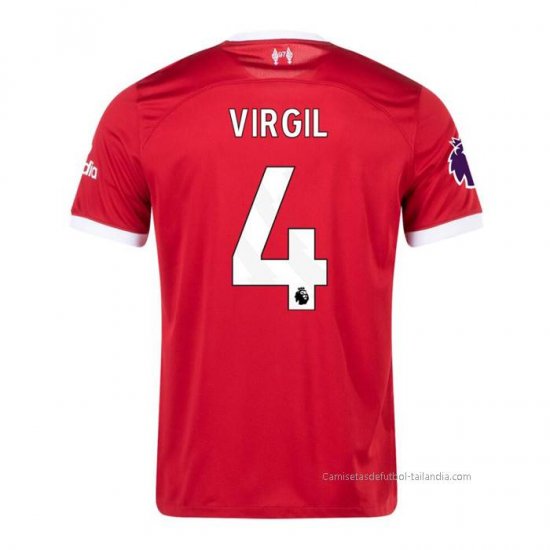 1ª Camiseta Liverpool Jugador Virgil 2023-2024 - Haga un click en la imagen para cerrar