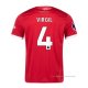 1ª Camiseta Liverpool Jugador Virgil 2023-2024