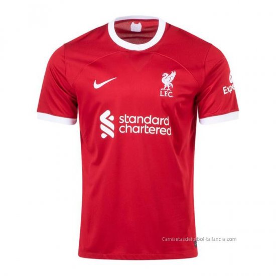 1ª Camiseta Liverpool 2023-2024 - Haga un click en la imagen para cerrar