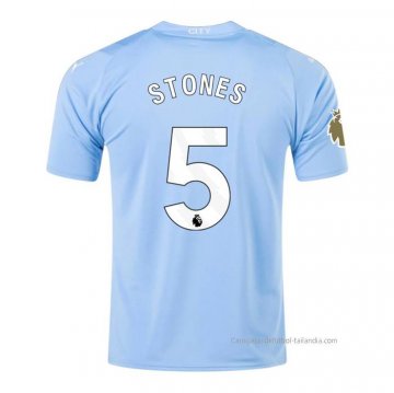 1ª Camiseta Manchester City Jugador Stones 2023-2024 1ª Camiseta Manchester City Jugador Stones 2023-2024
