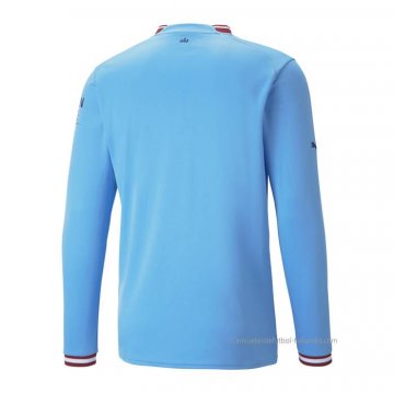 1ª Camiseta Manchester City Manga Larga 2022-2023