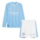 1ª Camiseta Manchester City Manga Larga Nino 2023-2024