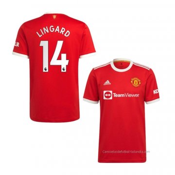 1ª Camiseta Manchester United Jugador Lingard 2021-2022 1ª Camiseta Manchester United Jugador Lingard 2021-2022