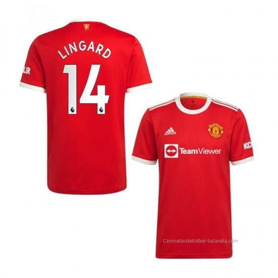 1ª Camiseta Manchester United Jugador Lingard 2021-2022 - Haga un click en la imagen para cerrar