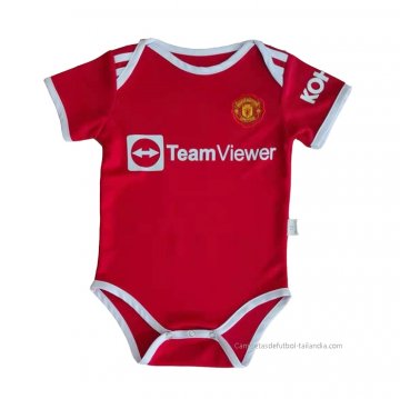 1ª Camiseta Manchester United Bebe 2021-2022 1ª Camiseta Manchester United Bebe 2021-2022
